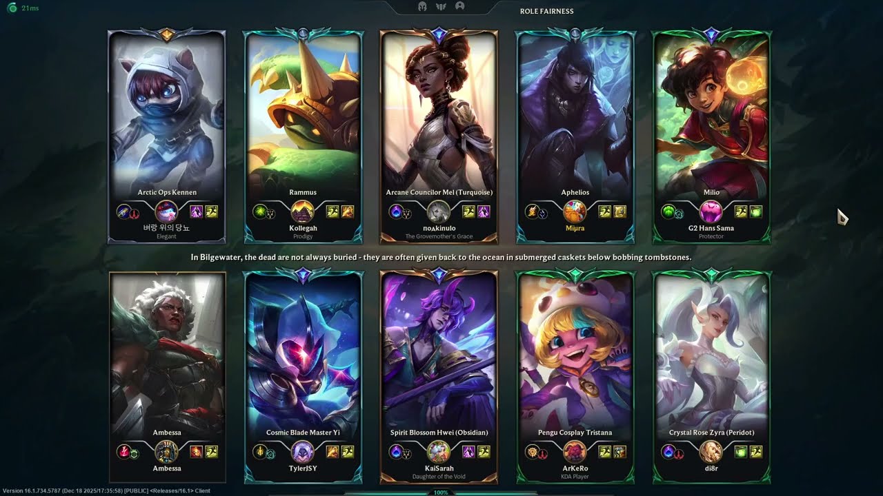 Aphelios milio vs tristana zyra