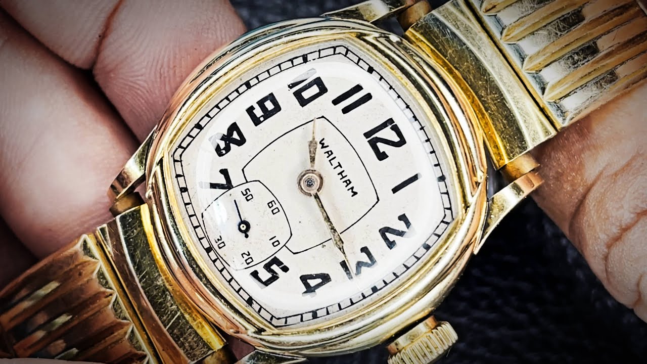 Dirty Waltham Restoration Vintage Watch  - 100-year-old watch