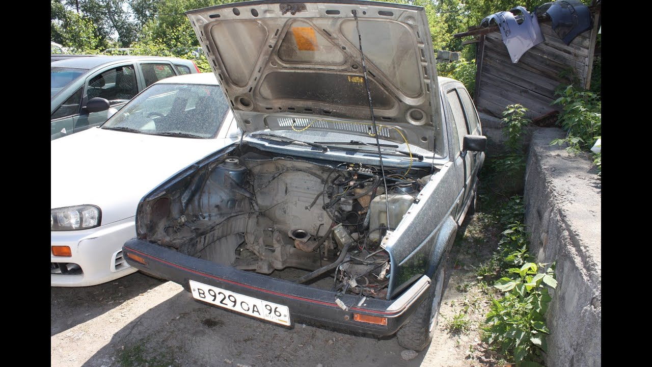 03. VW Golf GTI за 45.000! Снимаем двигатель!