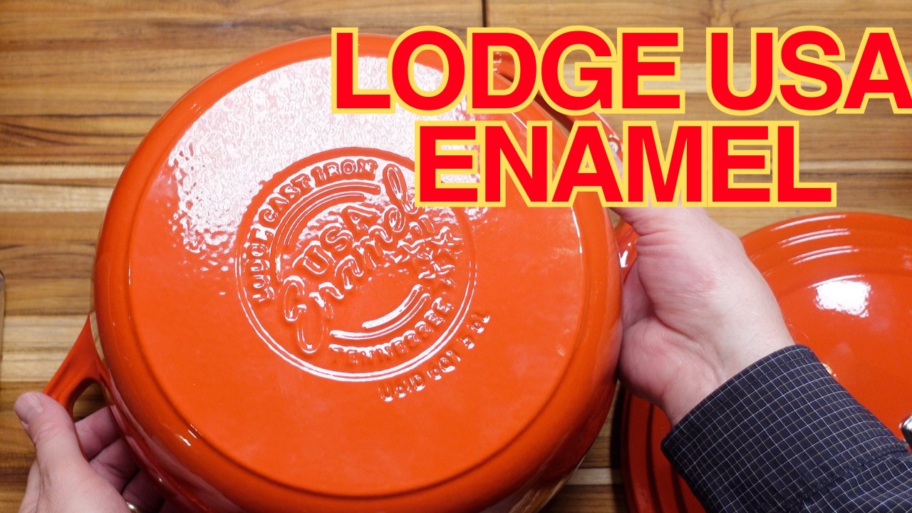 НОВИНКА: Эмалированная посуда Lodge USA: обзор, приготовление пищи и сравнение с Staub и Le Creuset!
