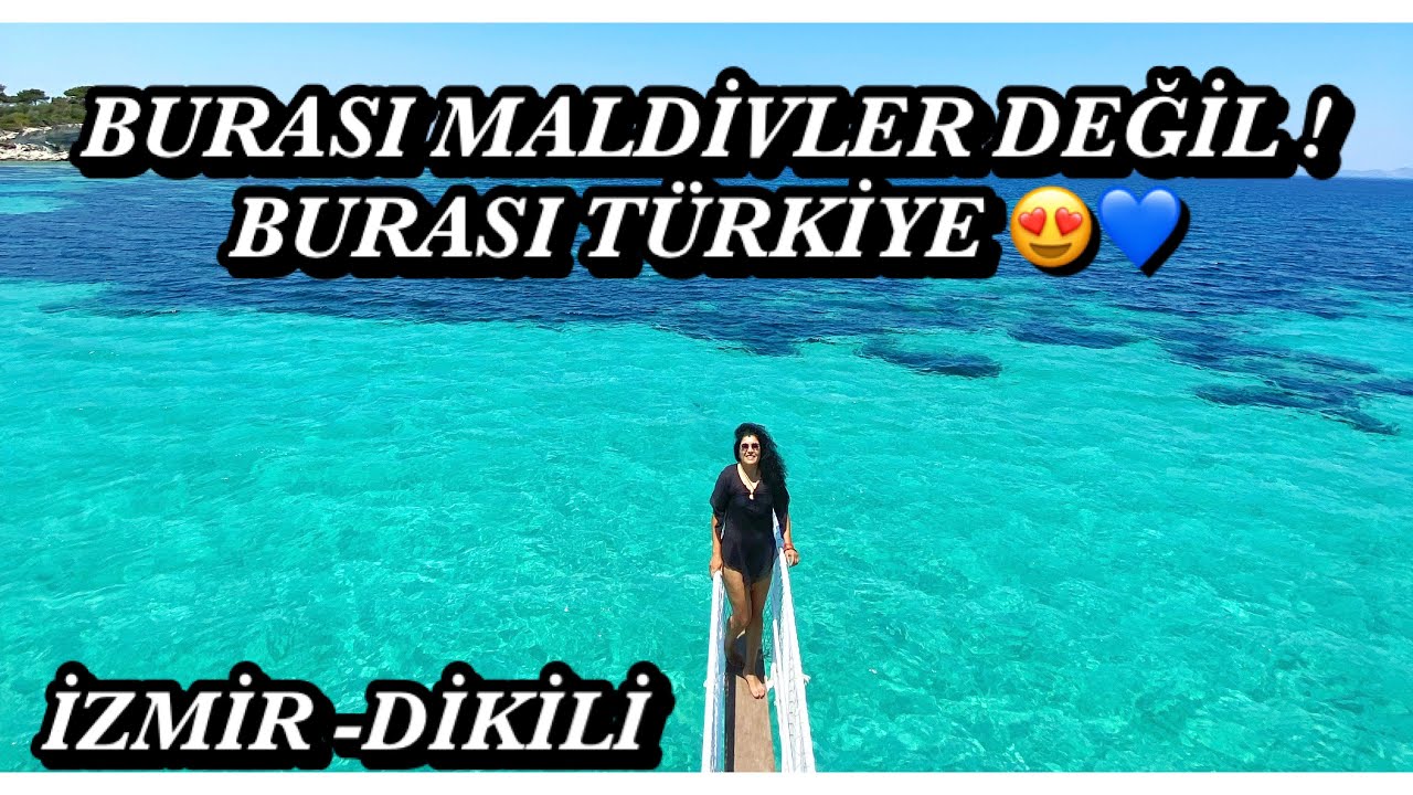 TÜRKİYE’NİN MALDİVLERİ İZMİR-DİKİLİ KOYLARI 😍💙 #izmir #dikili #maldivler