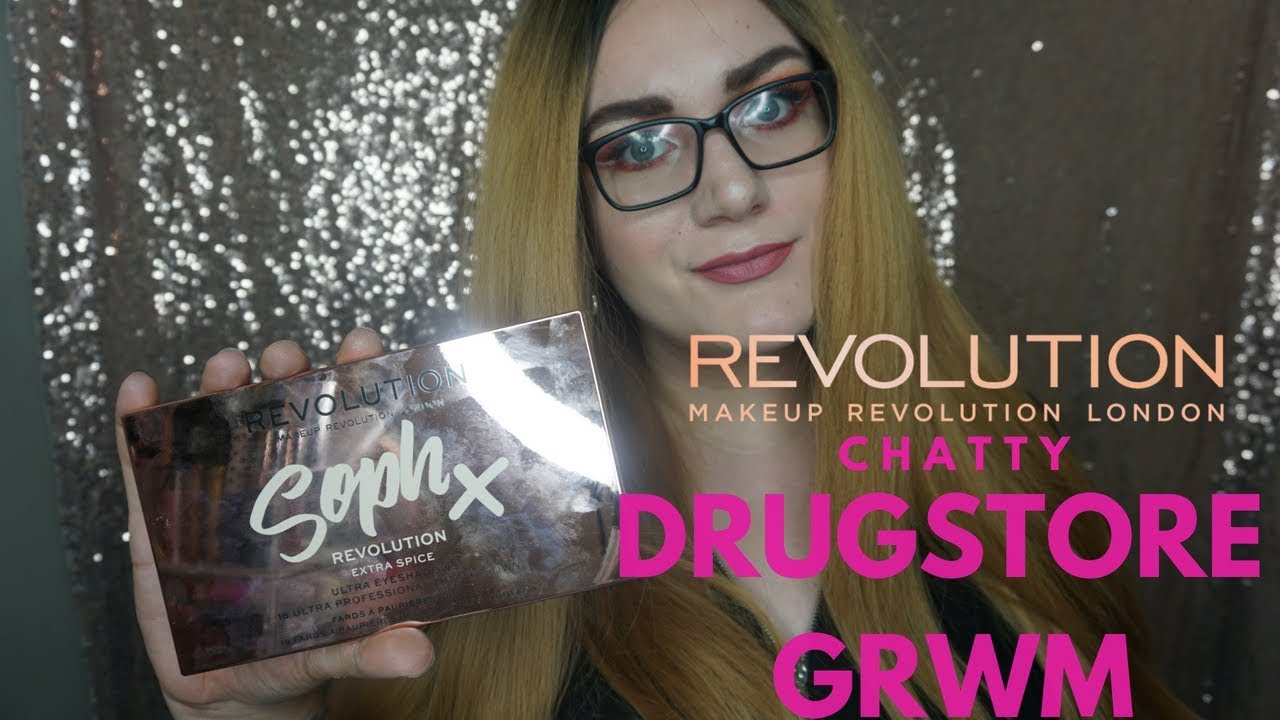 Drugstore GRWM Tutorial! Makeup revolution and Sophx Extra Spice First Impressions!