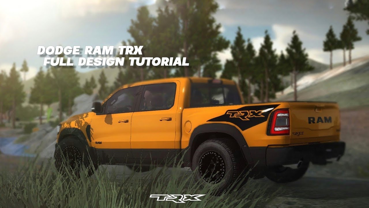 Dodge Ram TRX detailed build | Car parking multiplayer new update..