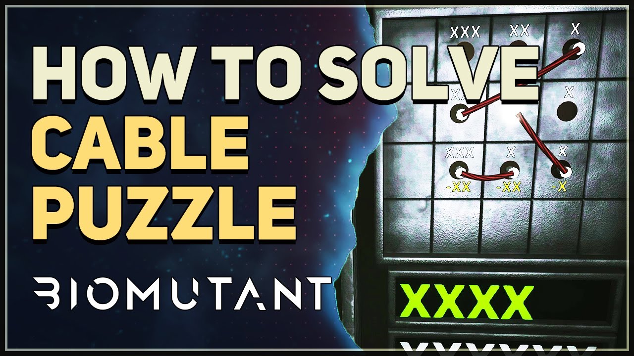 How to solve Cable Puzzle Biomutant