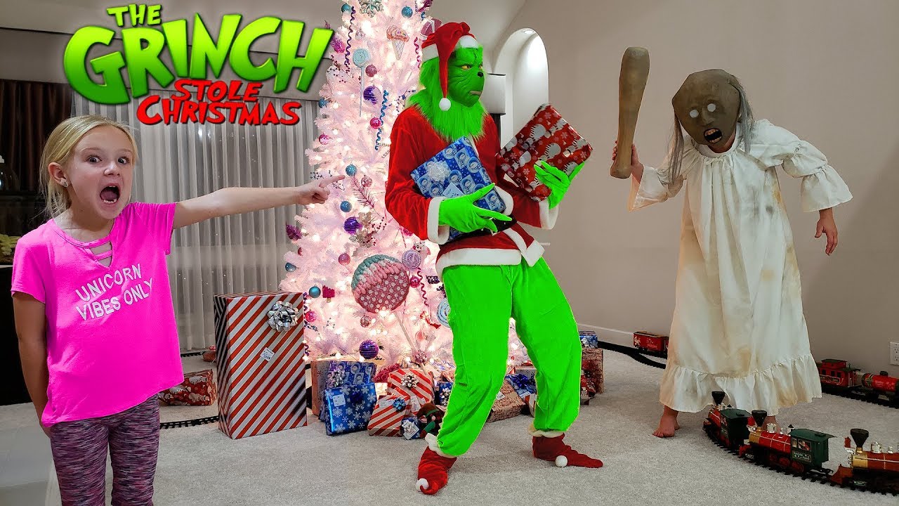 Granny in Real Life vs the Grinch Who Stole Christmas!!!