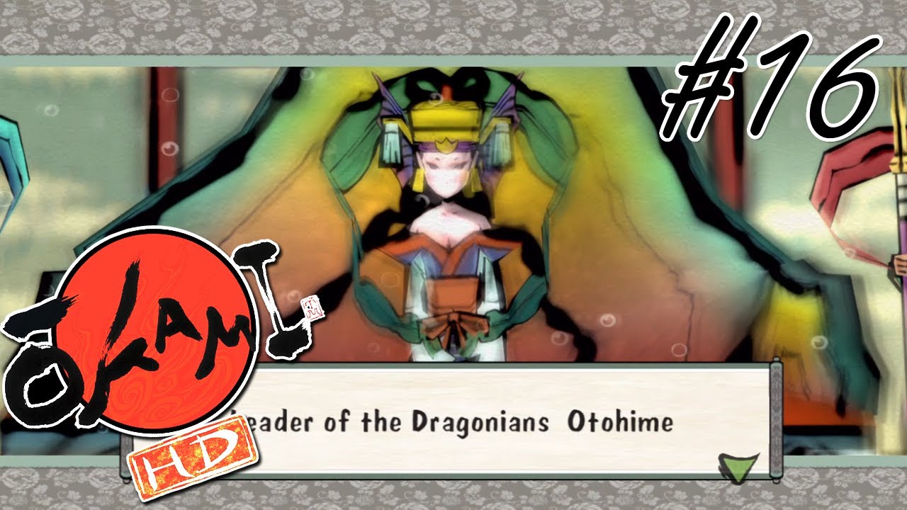 Okami HD Walkthrough Part 16 - [Dragon Palace, Inside the Dragon]