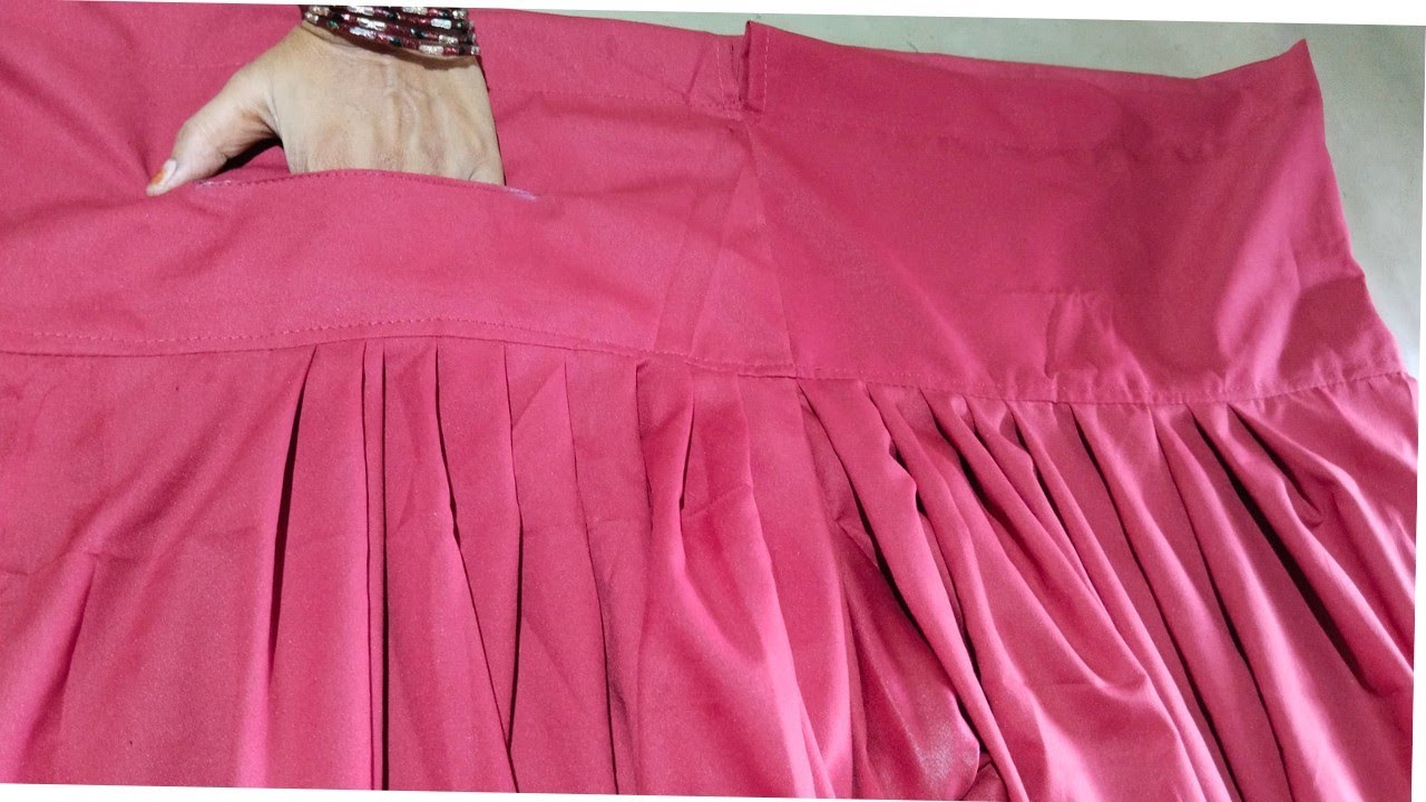 सिली होई सलवार में पॉकेट (जेब) लगाने का नया और सरल तारिका /Salwar mein pocket lagane ka easy method