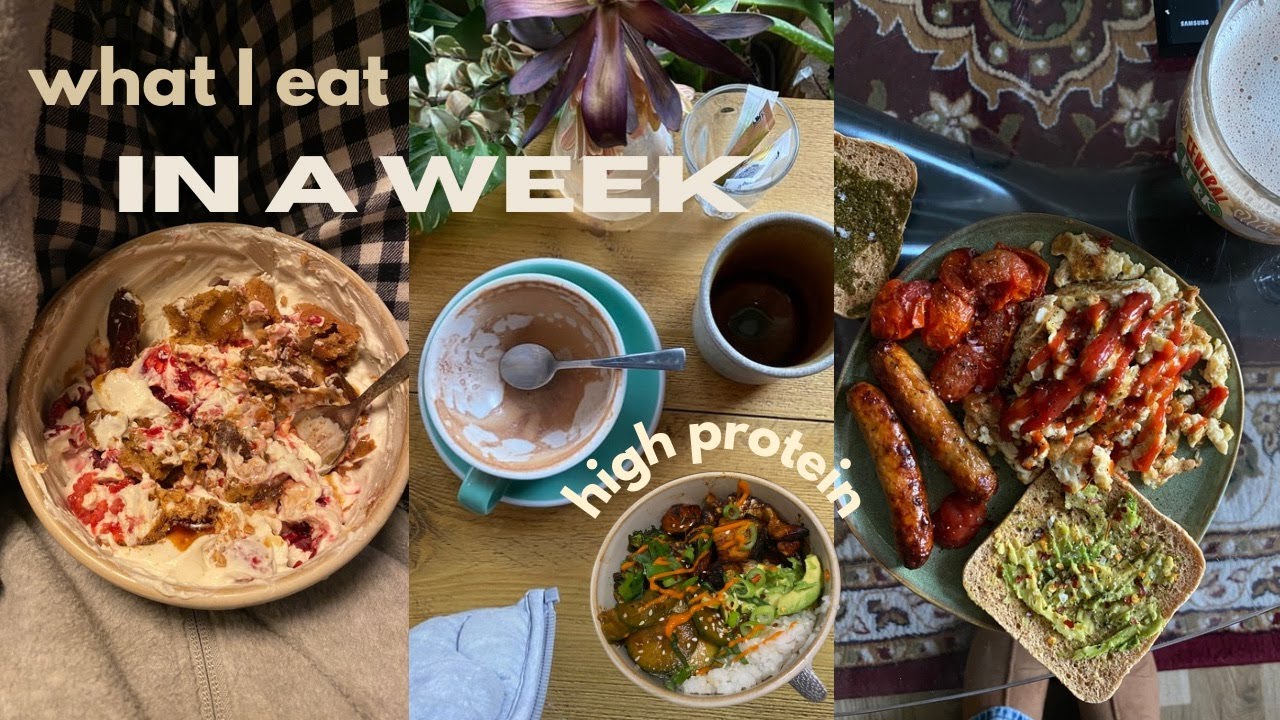 what I eat in a week | cosy and high protein focus 🍳