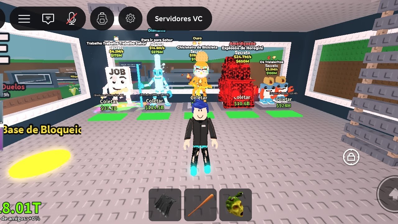 Jogando terça de tacos no roube um brainrot 