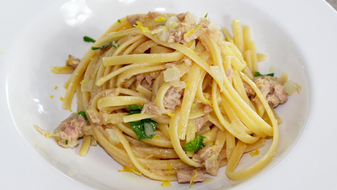 Pasta tonno e limone facile e sfiziosa | Carlo Gaiano