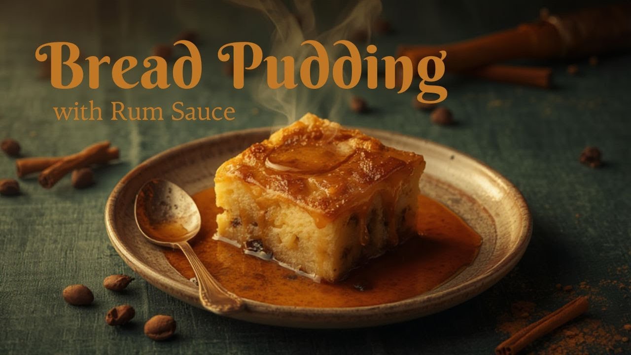 Bread Pudding With Rum Sauce