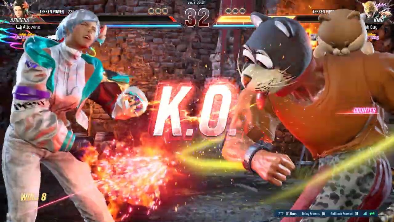 Altowine (Azucena/Tekken King) vs King (Tekken King) | Tekken 8