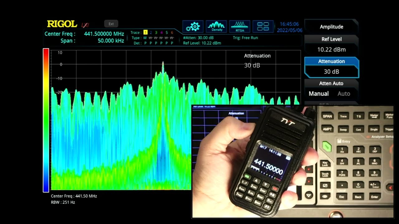 OpenRTX MD-380 M17 modulation test