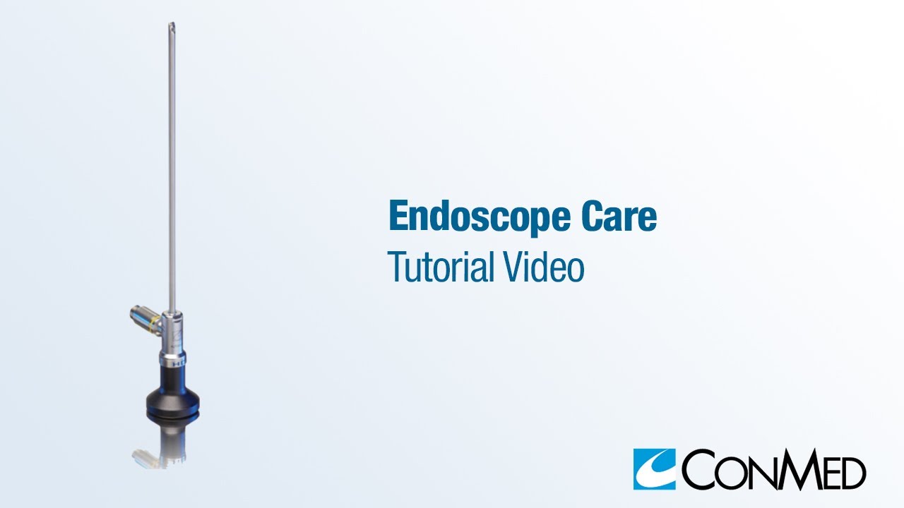 Proper Endoscope Care - CONMED Tutorial