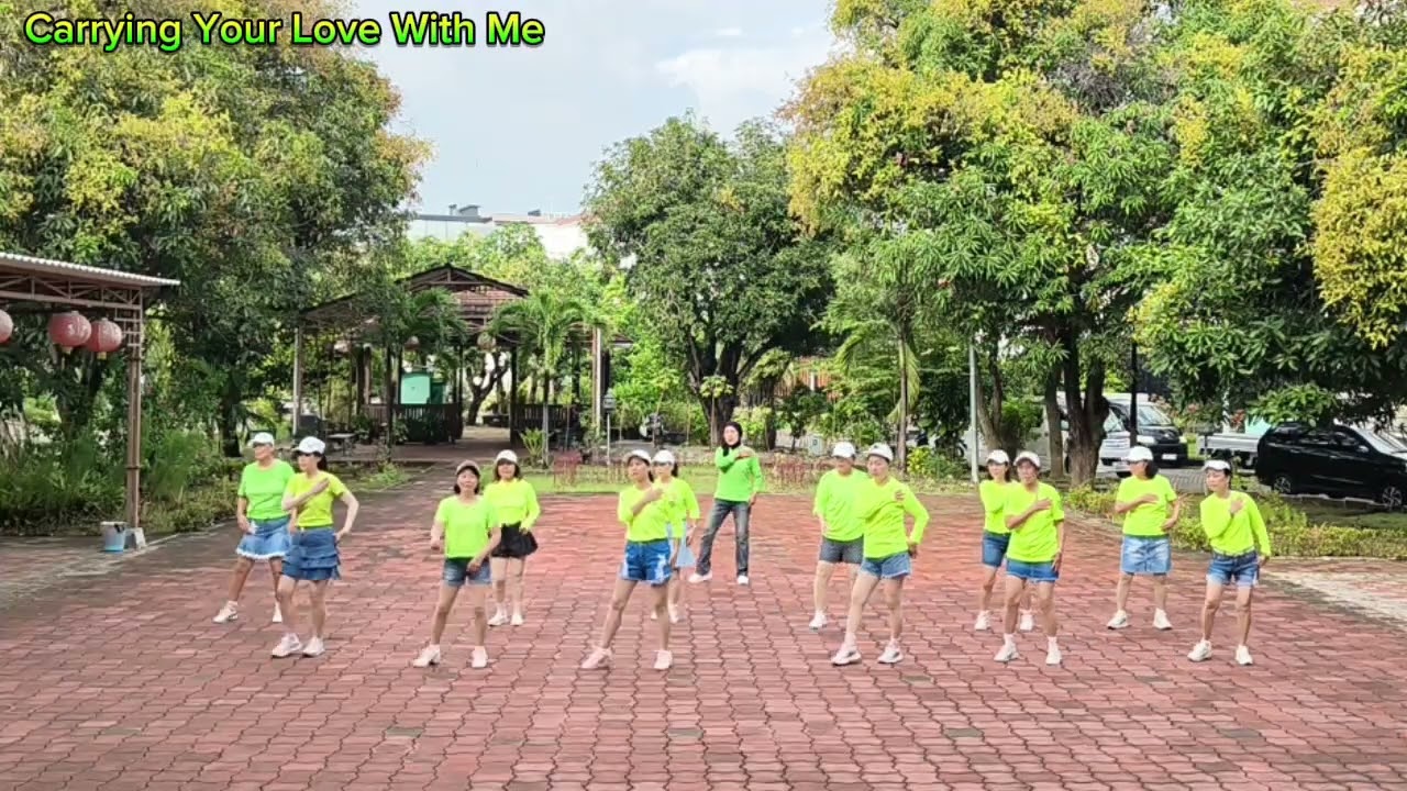 Carrying Your Love With Me - Line Dance, Choreo by Adelaine Ade (INA), Demo : MORNING TEA Line Dance