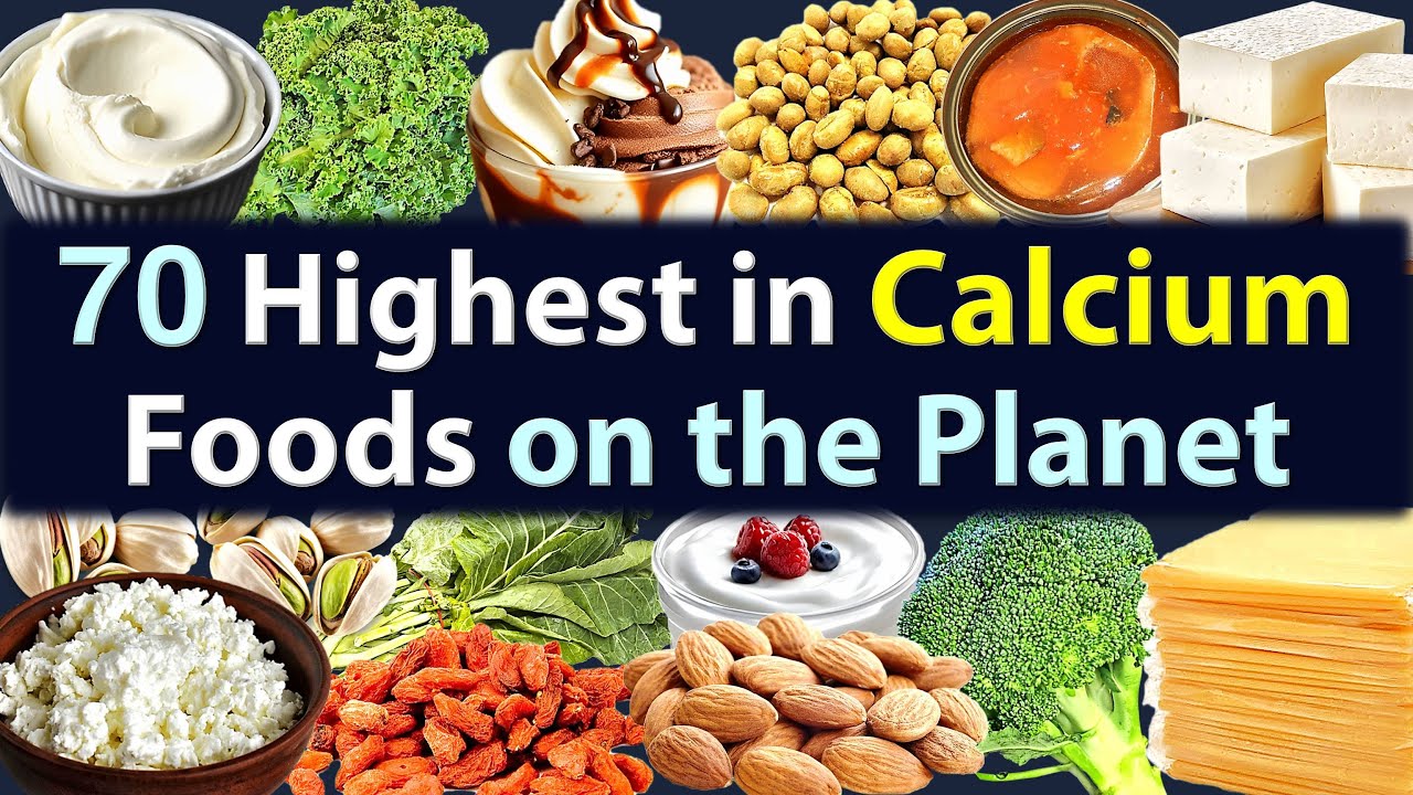 Top Calcium-Rich Foods – Dairy, Vegetables, Fruits, Nuts, Seeds, Beans, Seafood High in Calcium