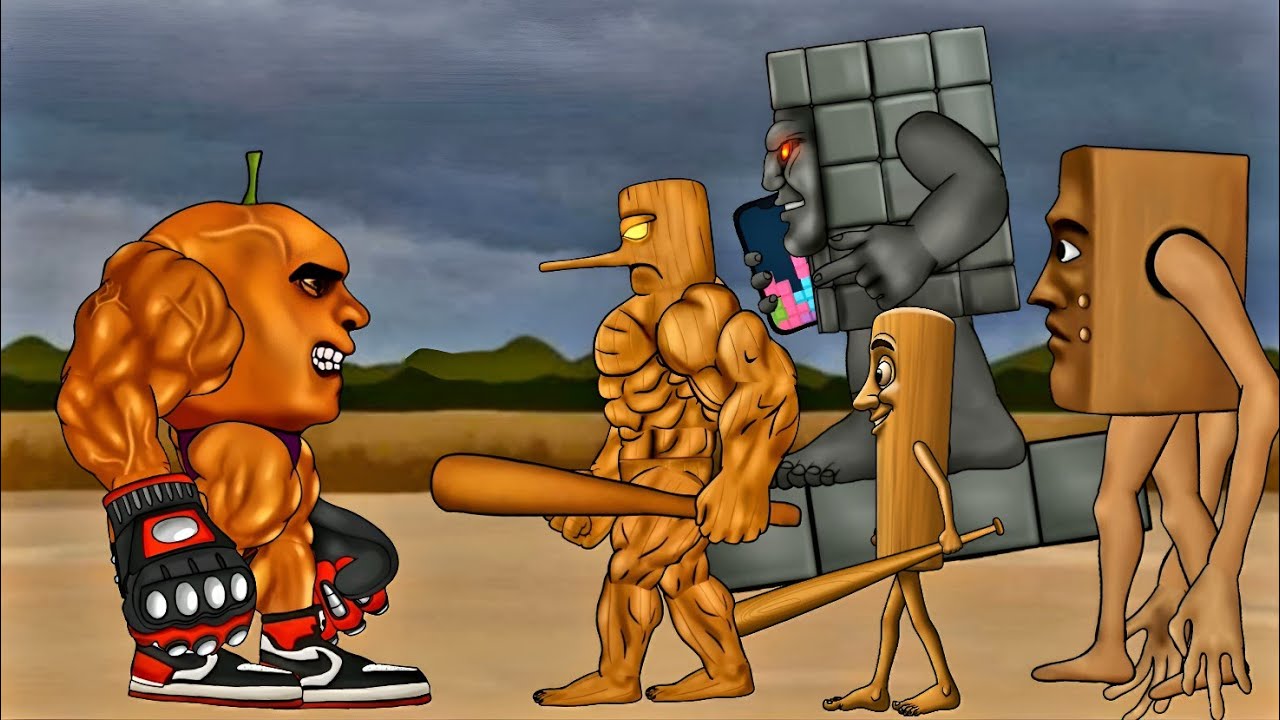 Udin din din dun boss vs Tung tung tung sahur boss . Animation | DC 2 ANIMATION |