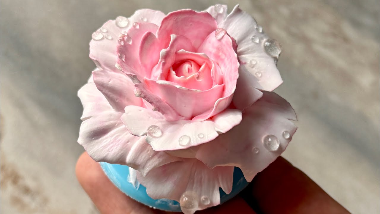 Tutorial rose flower / 