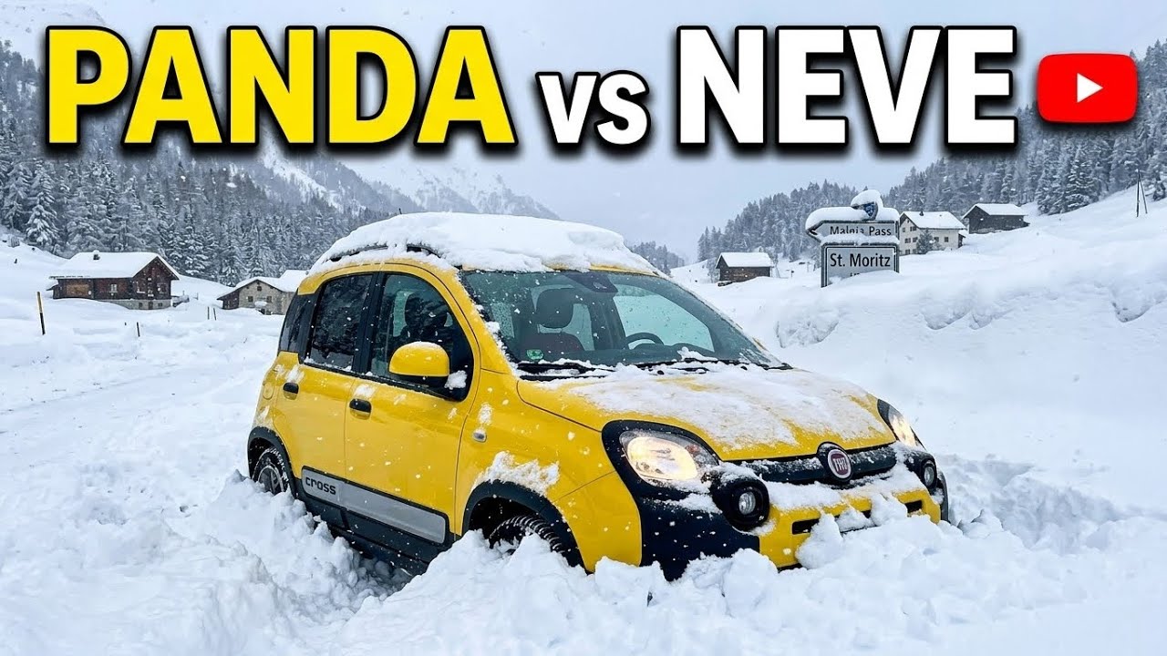 PANDA CROSS 1.3 diesel VS 15 cm di neve fresca, chi vincerà?