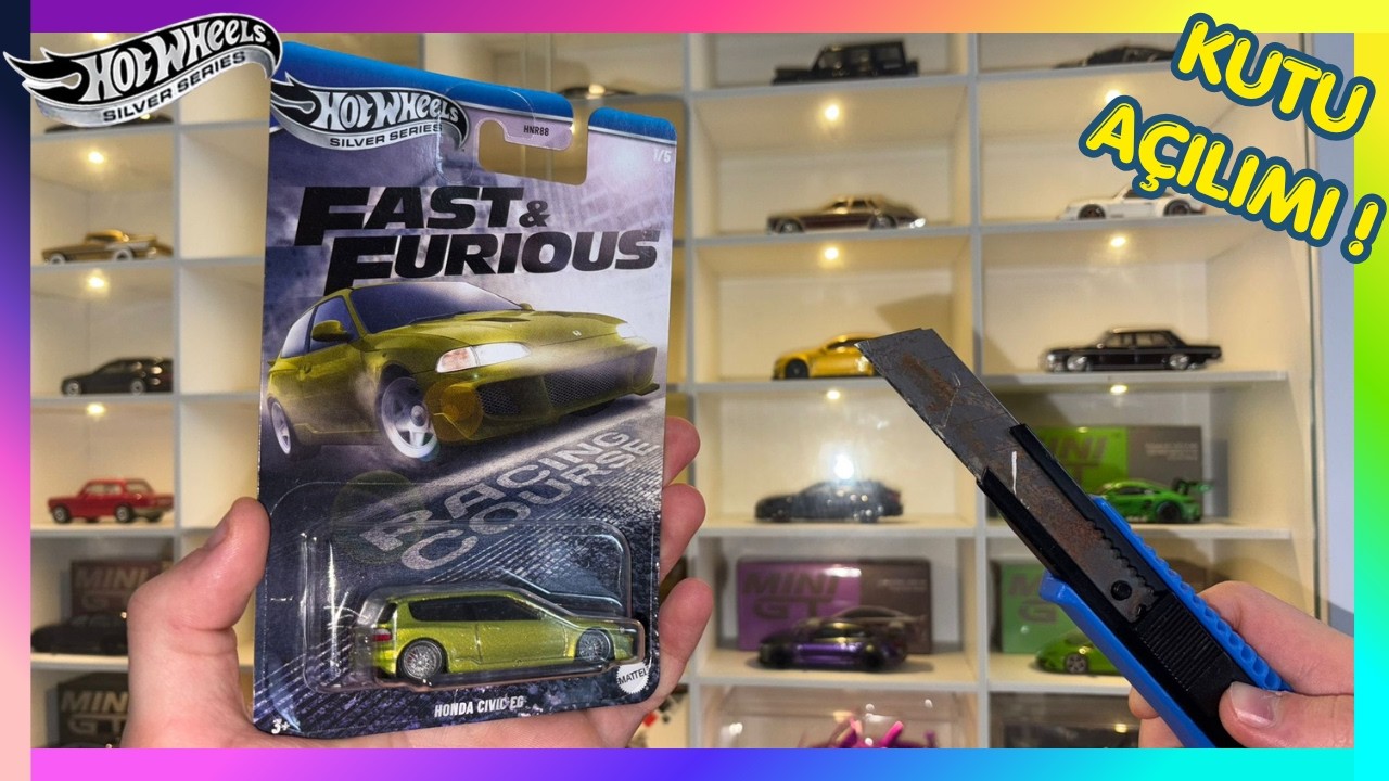 HOT WHEELS HIZLI VE ÖFKELİ HECTOR HONDA CİVİC KUTU AÇILIMI