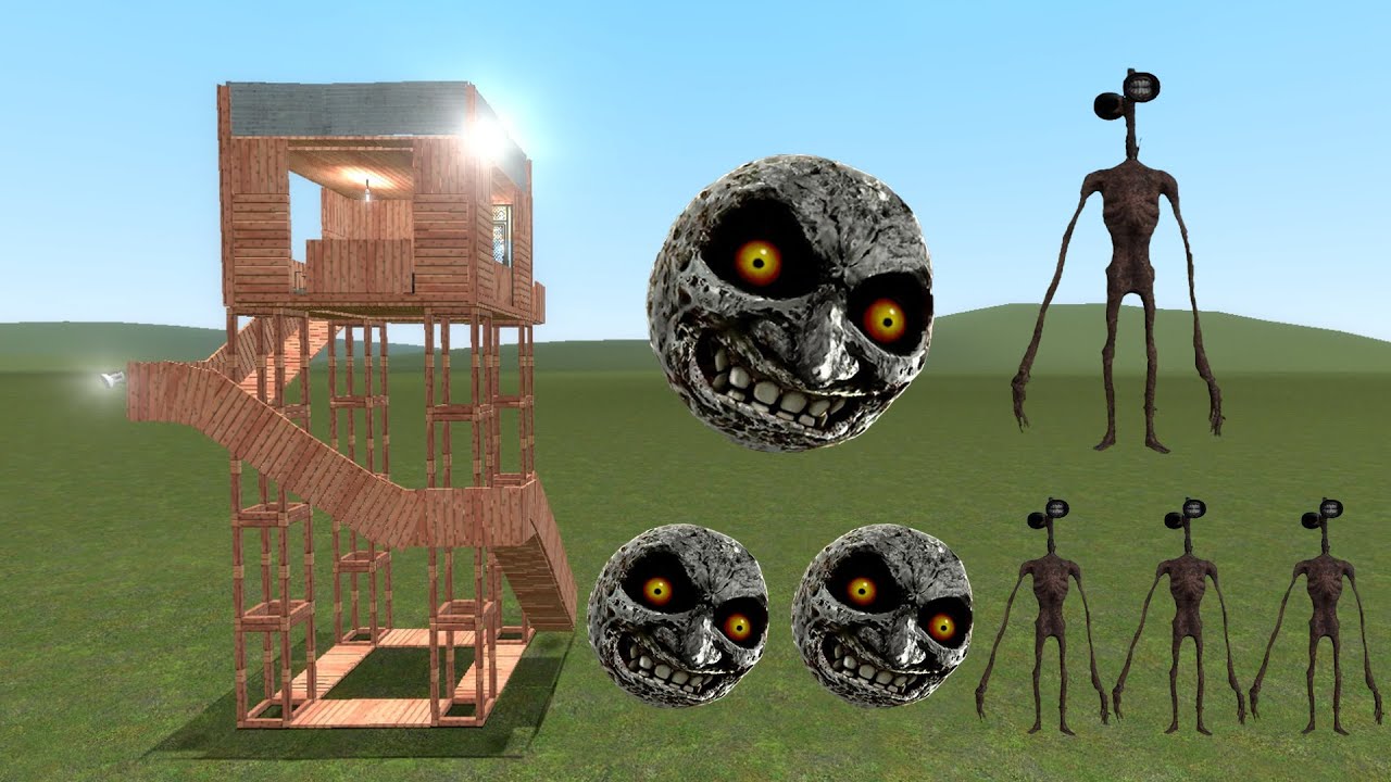 Termina And Siren Head Nextbot Vs Towers In Garry's Mod