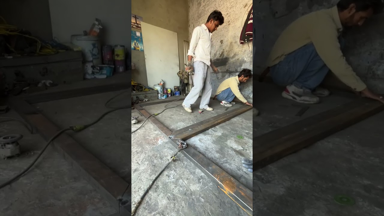 Lohe Ke Gate ka frame kaise Hote Hai? @Gill_workshop#30thdecember 