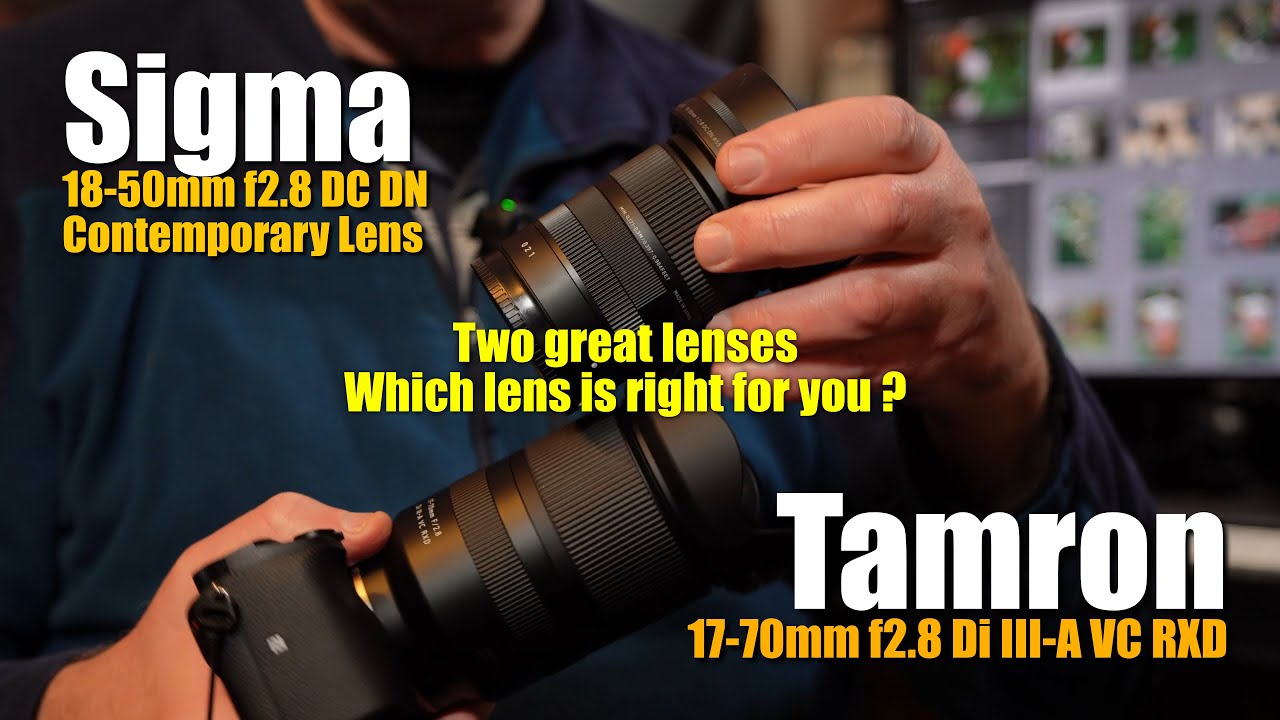 Сравнение объективов Tamron 17-70mm f2.8 Di III-A VC RXD и Sigma 18-50 F2.8 DC DN.