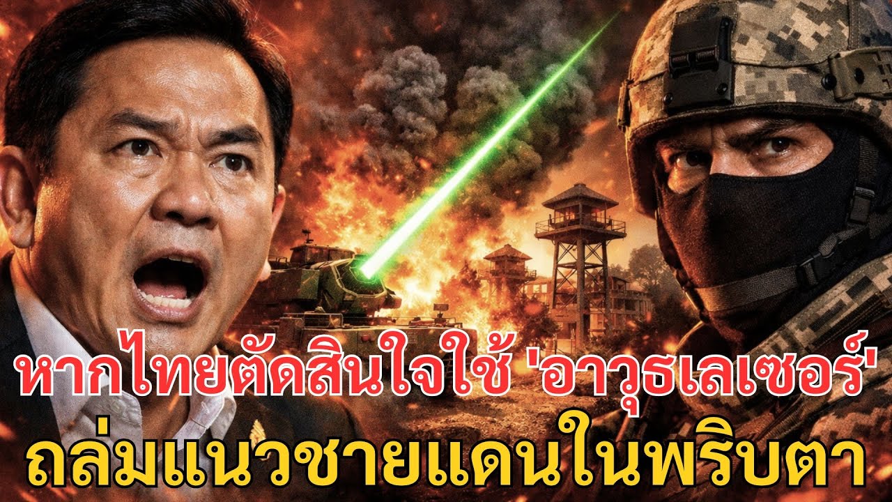 จะเกิดอะไรขึ้น? หากไทยตัดสินใจใช้ 'อาวุธเลเซอร์' ถล่มแนวชายแดนในพริบตา