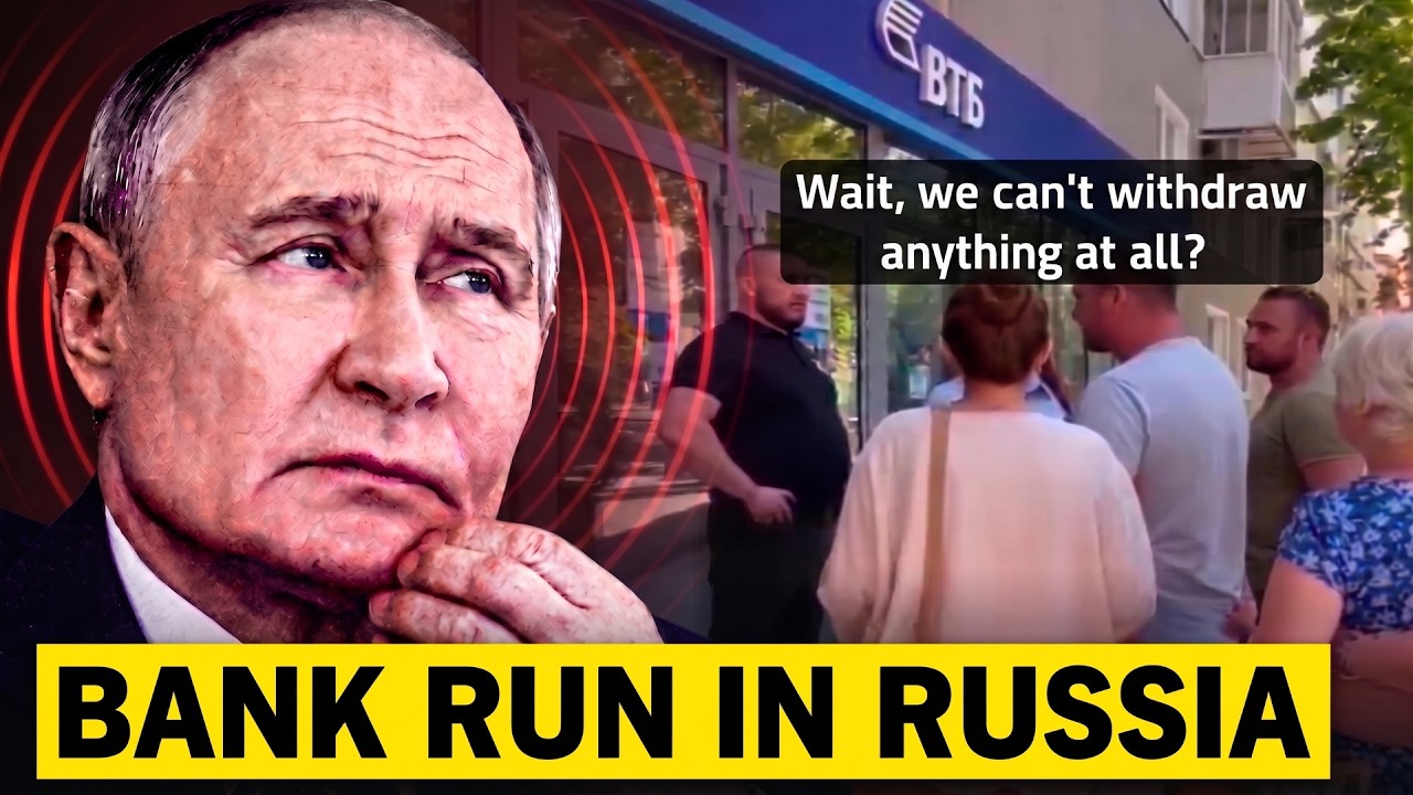 Россияне штурмуют банки, чтобы снять наличные... Банки Путина рушатся быстрее, чем мы думали