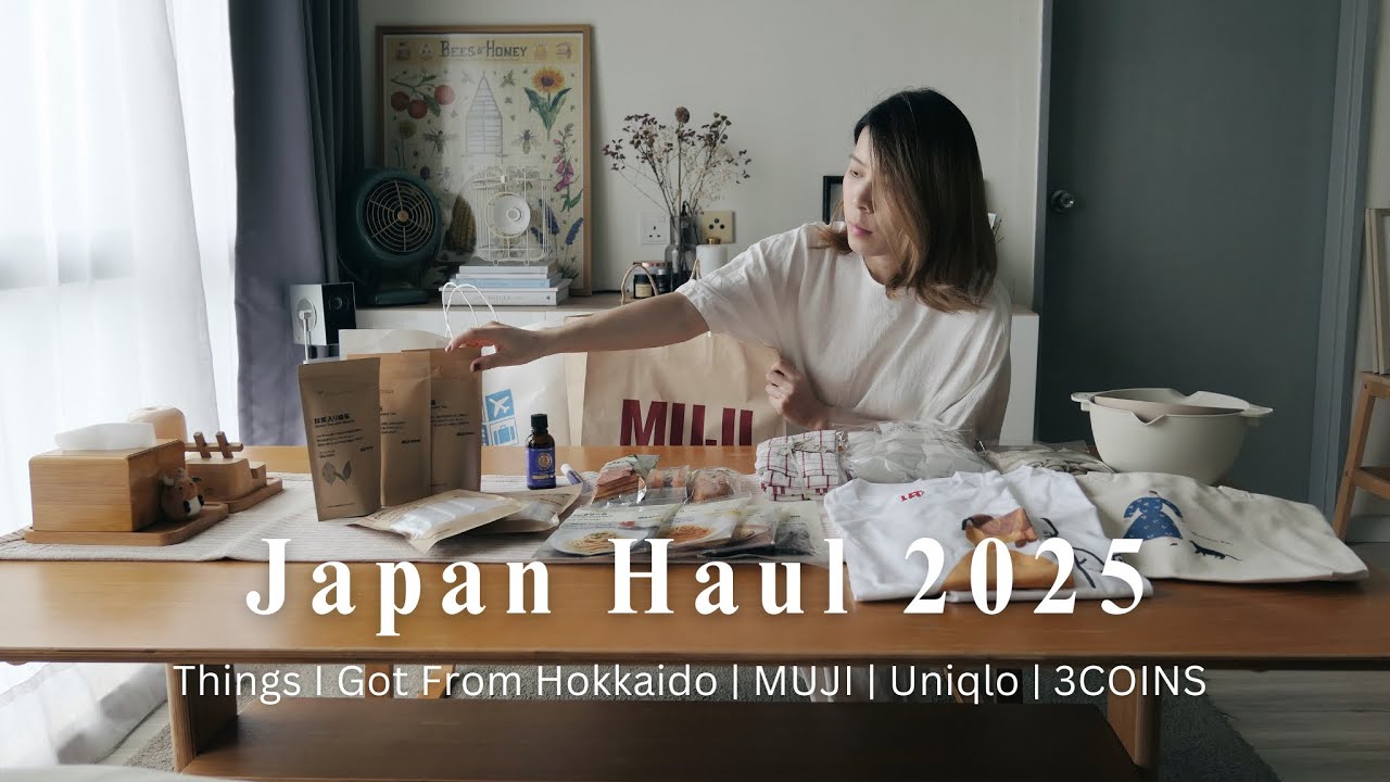 MUJI & Uniqlo Japan Haul 2025 | Things I Got from Hokkaido | Uniqlo Hokkaido Exclusives & More