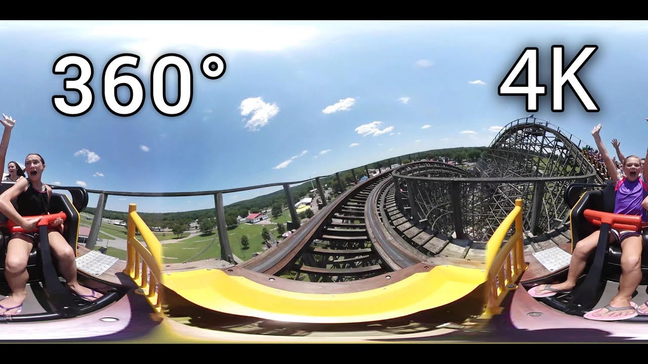 Kentucky Rumbler front seat 360° on-ride 4K POV Beech Bend