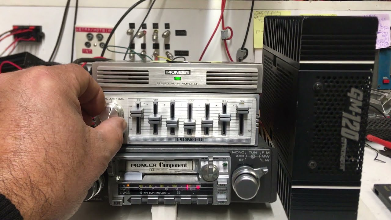 Restauration Pioneer KEX20+CD5+GM120+GM4