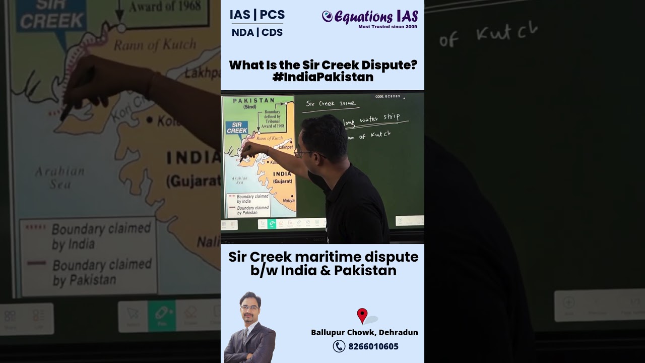 India vs Pakistan: The Sir Creek Conflict | Explained by Deepak Dutt Mamgain