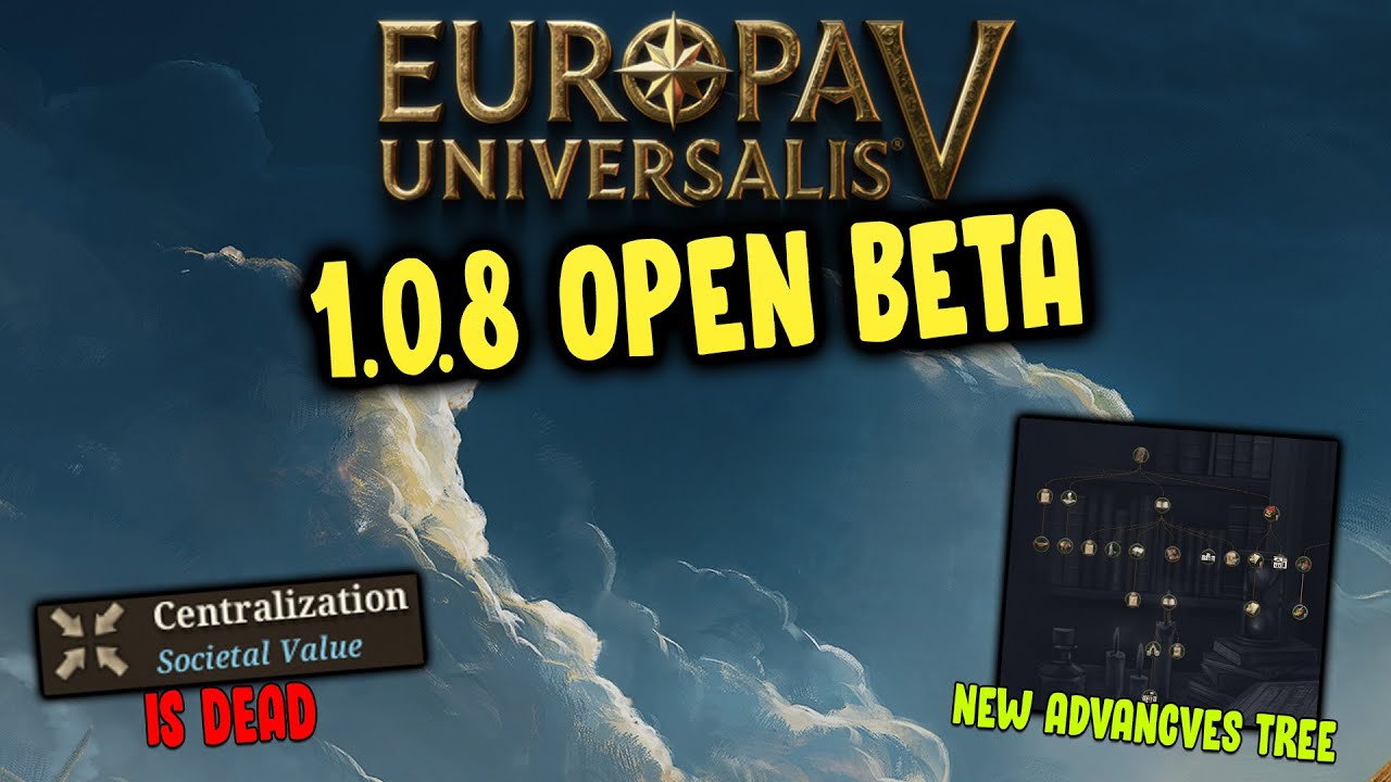 Massive changes coming to 1.0.8 EU5 Patch