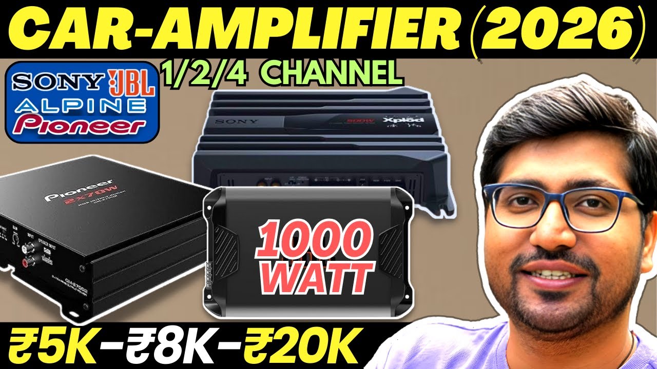 [NEW 2026]🔥Best Car Amplifiers For Car in India 2026 🔊 Best Car Amplifier Under 10000