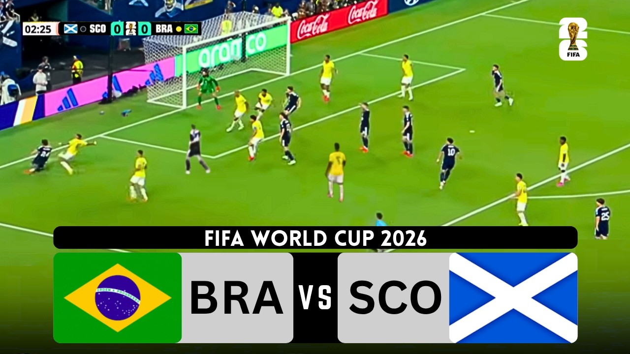 Brazil vs Scotland | FIFA World Cup 2026 | WC26 | Group Match | FC26 Gameplay