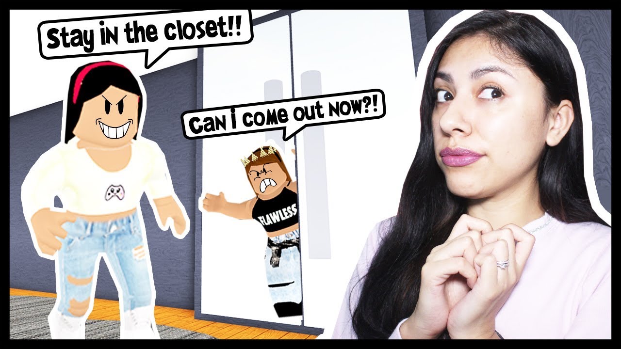 I LOCKED MY SISTER IN THE CLOSET TO HIDE FROM HER DAD! - Roblox Roleplay