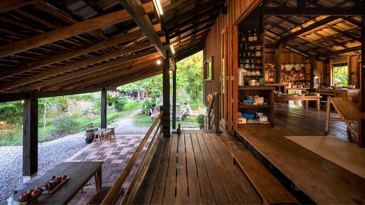 CASA DE MADEIRA RÚSTICA com PROJETO DIFERENCIADO