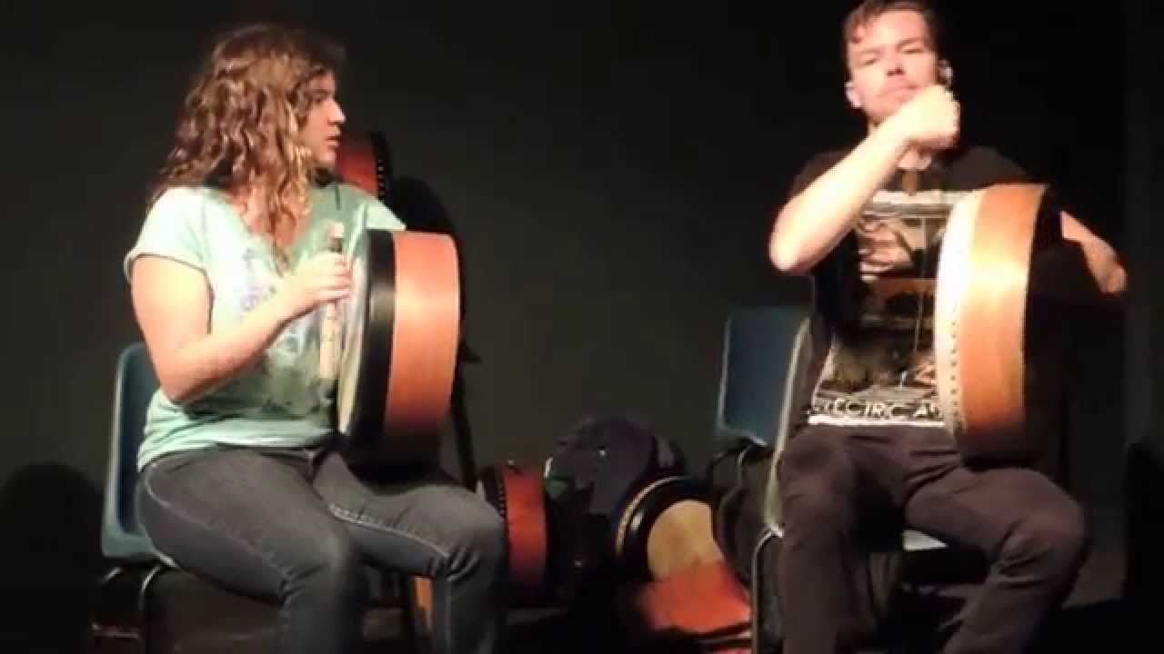 Bodhrán duett (with Cormac Byrne), recital of tutors - Craiceann Bodhrán Festival 2014