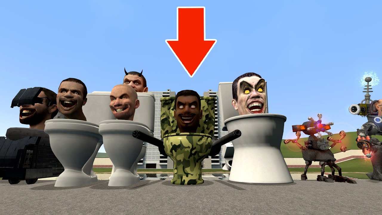 Spartan Kicking All Skibidi Toilets in the Giant Water Pit #46 - Garry's Mod