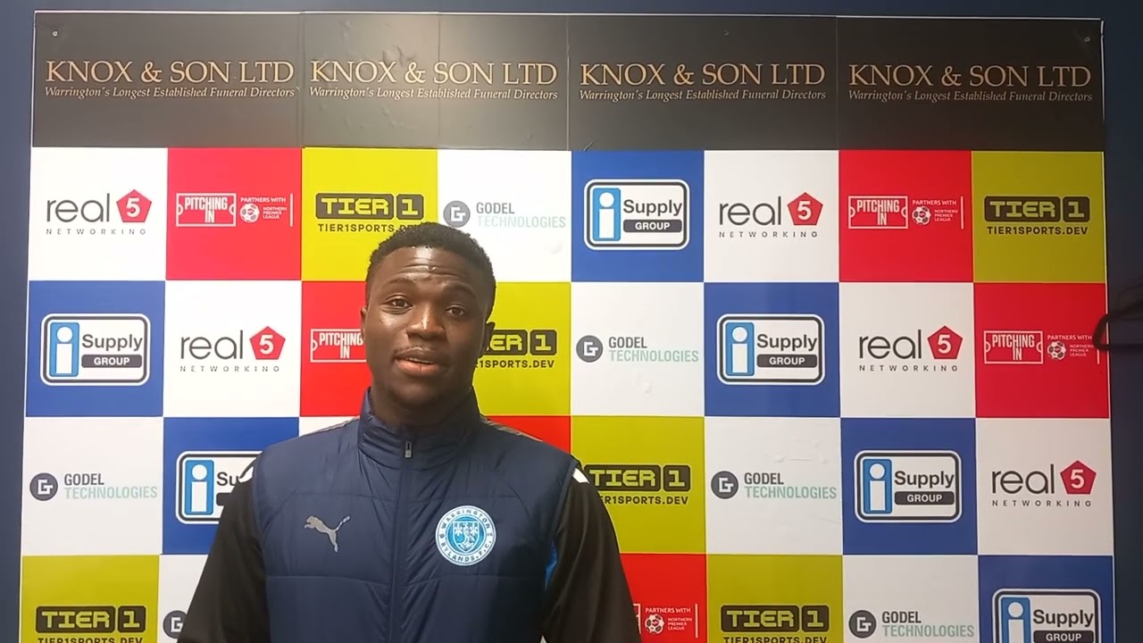 Post Match Interview with Man of the Match Adama Sidibeh