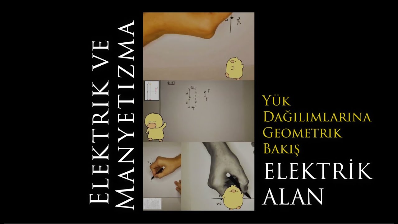 EM6 - Elektrik Alan VI: Yük dağılımlarının elektrik alanlarına genel ve geometrik bakış