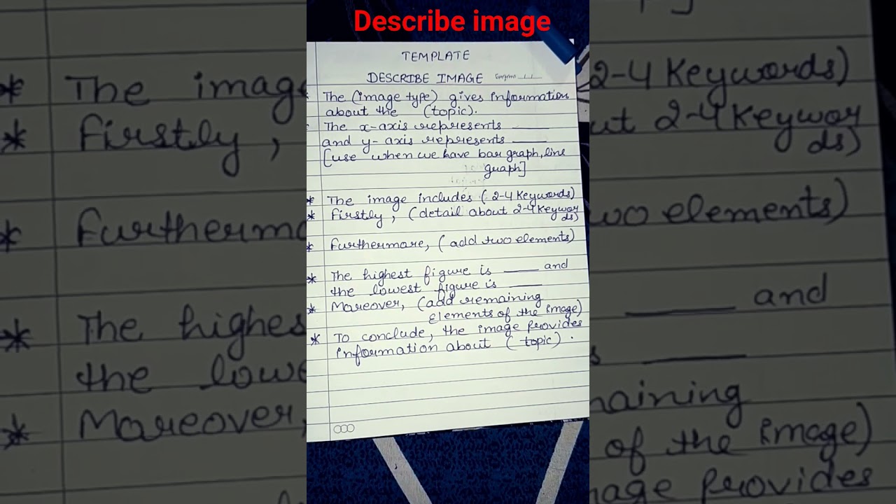 We Tested the PTE Exam # PTE Describe image