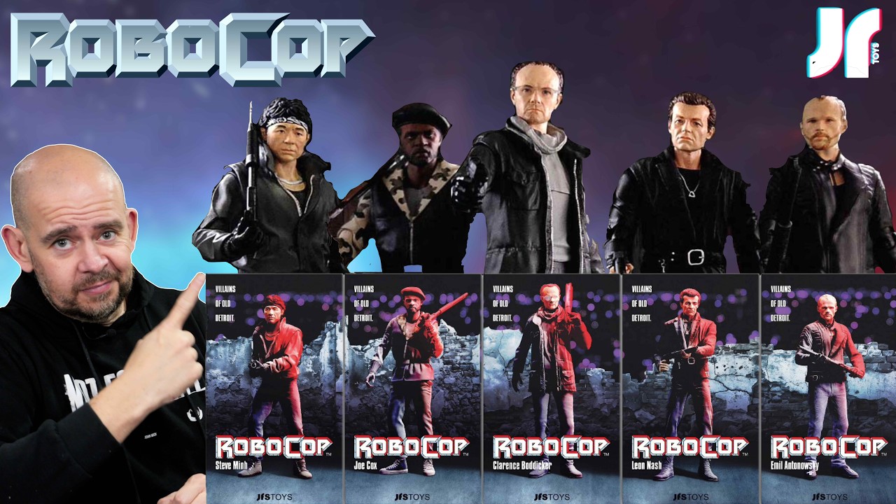 JfsToys Robocop The Villains Of Old Detroit Set ! Nouveau Fabricant Sur Le Marché !
