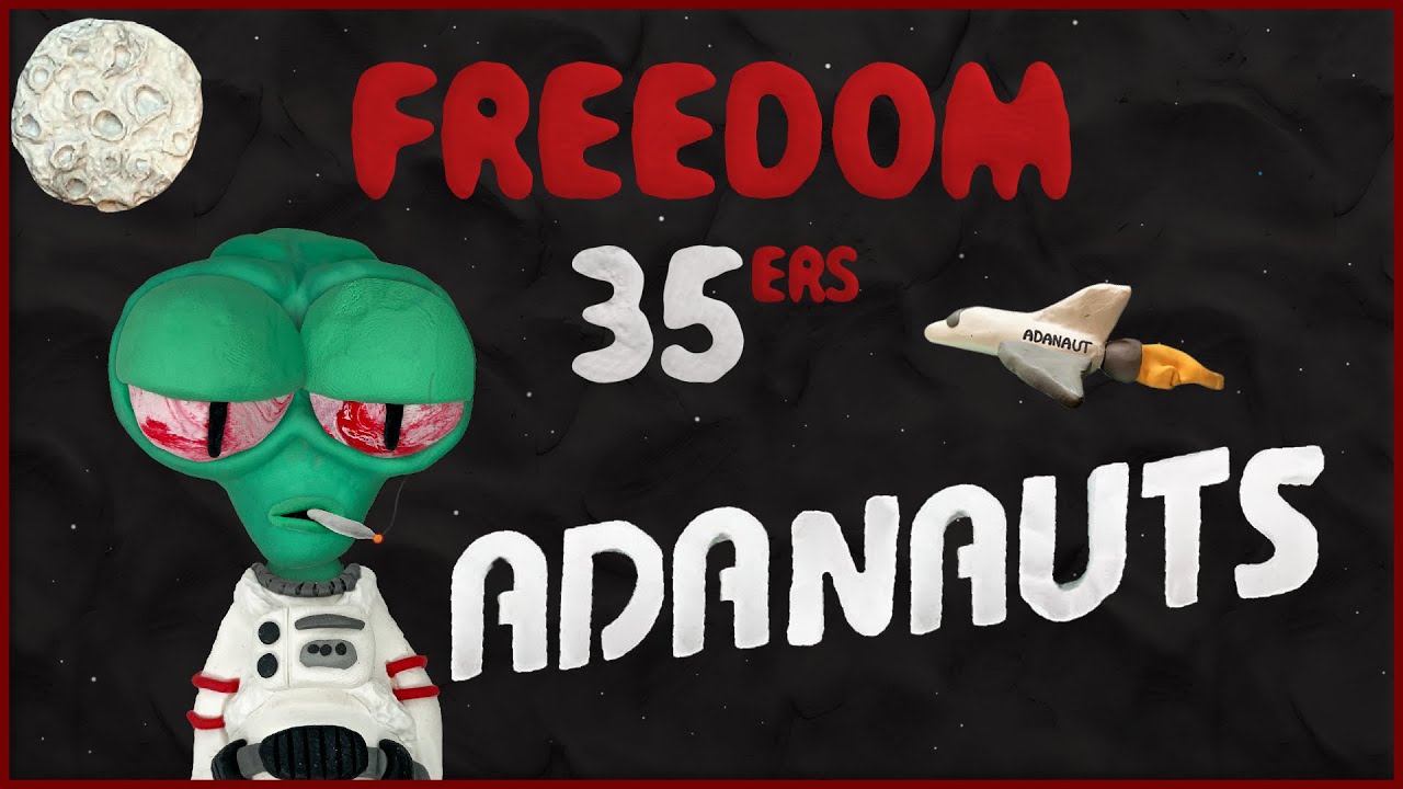 Freedom 35ers x Adanauts Sit Down 👽 l Customizable Clay CNFT 🛸