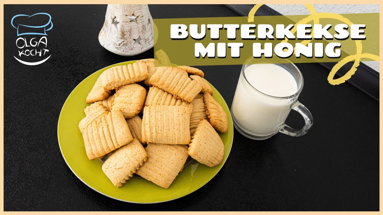 Хрустящее сдобное печенье с медом | Выпекать вкусное печенье всего из нескольких ингредиентов 