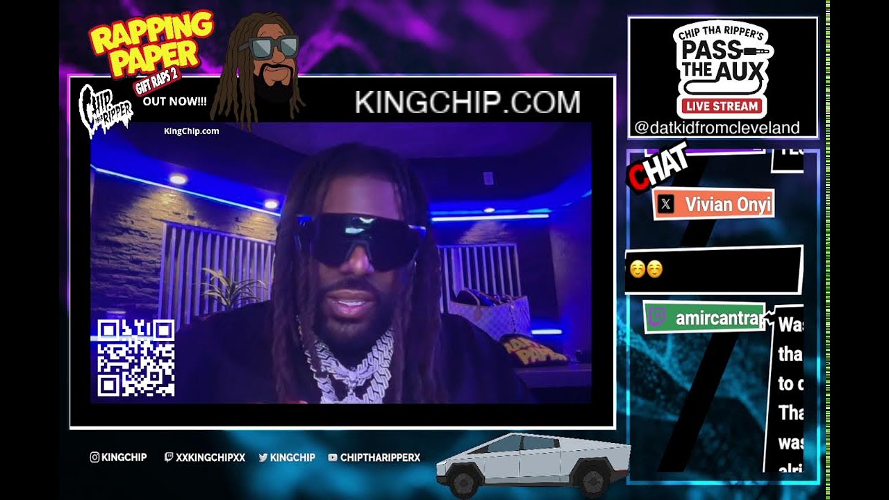 CHIP THA RIPPER'S STUDIO LIVESTREAM & PASS THE AUX SESSION
