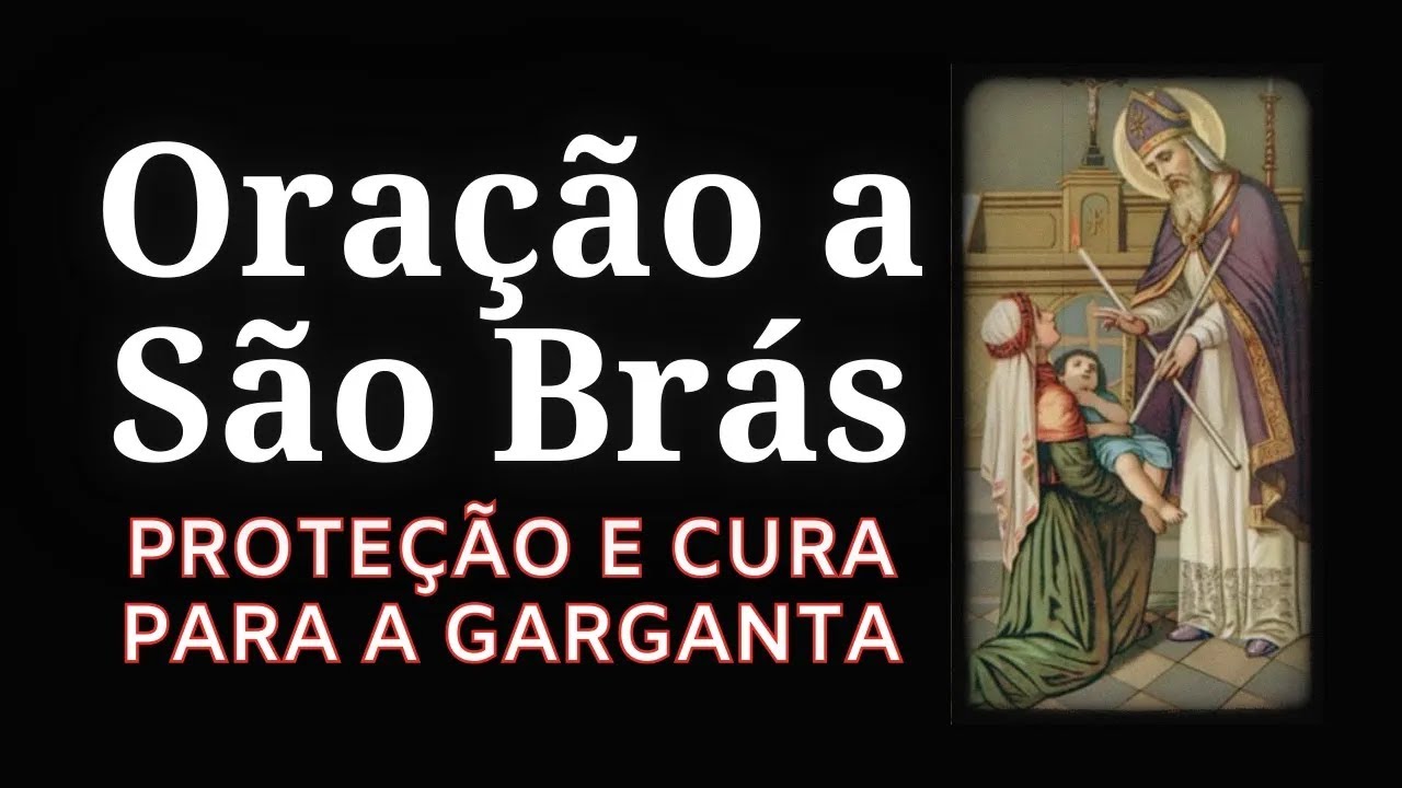 Oração de São Brás para Proteção e Cura da Garganta 🙏 #Oração #SãoBrás #Fé
