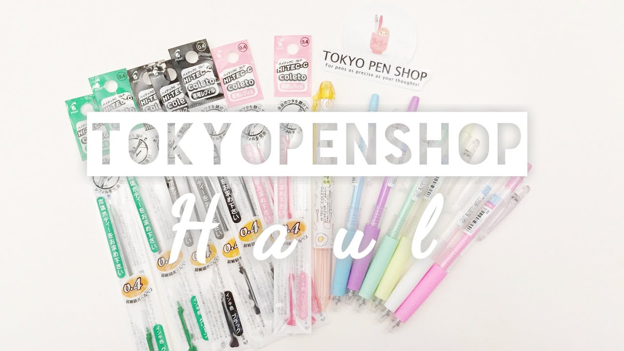Tokyo Pen Shop Haul & Pen Swatches (Pastel Juice Pens)