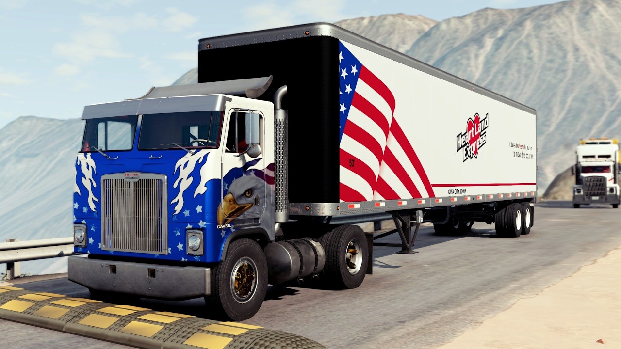 Trucks vs Speed Bumps SPECIAL #11 | BeamNG Drive - Long Video |🤜 Truck &Too